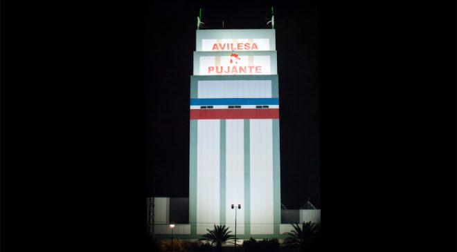 Detalle del proyecto de iluminación LED en Hijos de Juan Pujante Murcia
