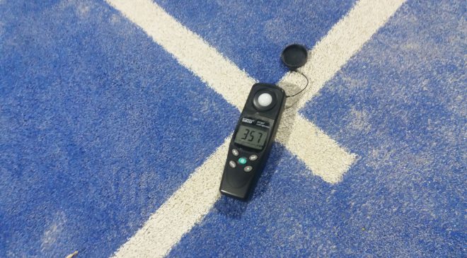 Iluminación LED pistas de pádel