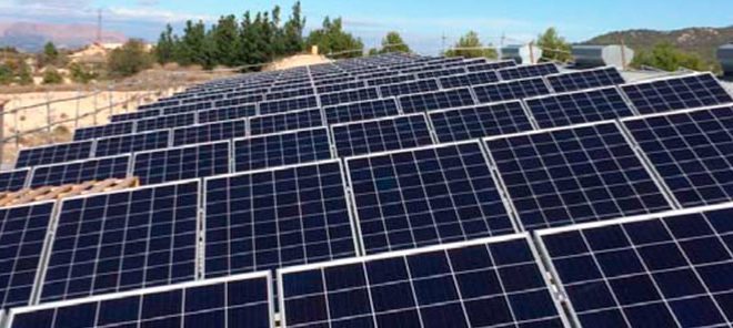 Instalación de energía solar