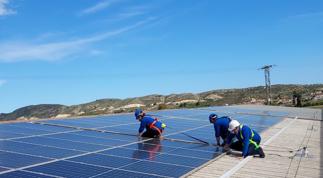 Instalación fotovoltaica - Frutas Juanito - detalle 3