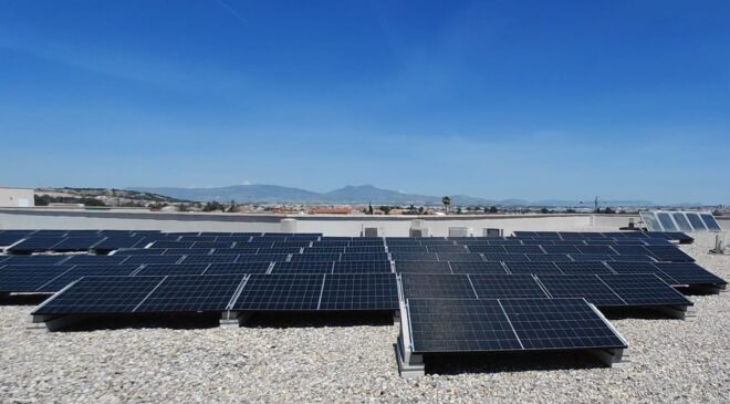 Instalación fotovoltaica en el IES La Florida de Las Torres de Cotillas realizada por Inergya