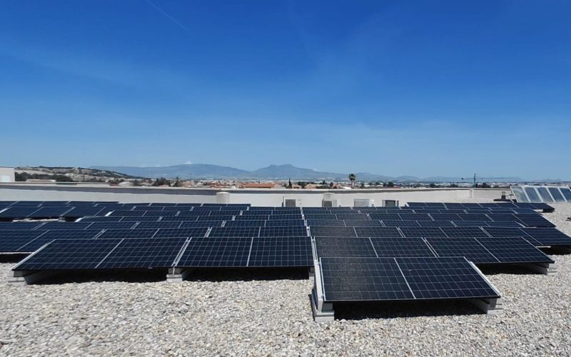 Instalación fotovoltaica en el IES La Florida de Las Torres de Cotillas realizada por Inergya